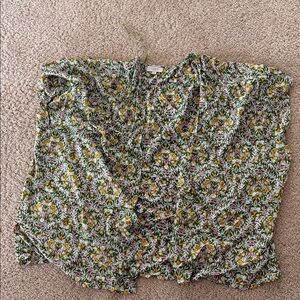 Floral Green Women's kimono